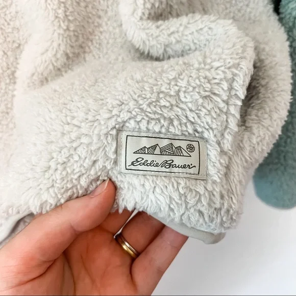 Eddie Bauer Quest Plush Snap Colorblock Fleece - Picture 4 of 6